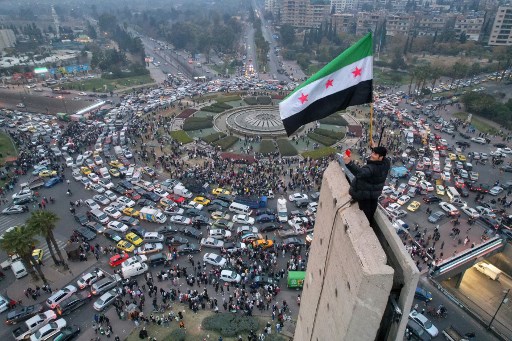 Assad Terguling, Bendera Kemerdekaan Berkibar di Suriah