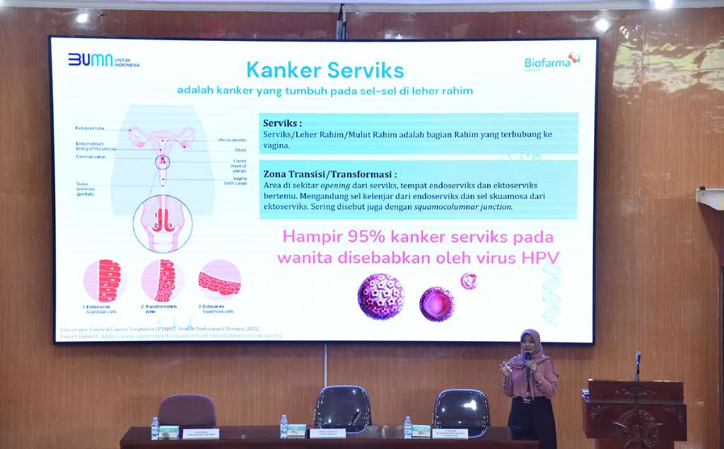 Gejala mulai muncul saat kanker memasuki stadium lanjut. Hampir semua kasus kanker serviks (lebih dari 95%) disebabkan oleh infeksi Human papillomavirus (HPV) risiko tinggi. Dok. Ist