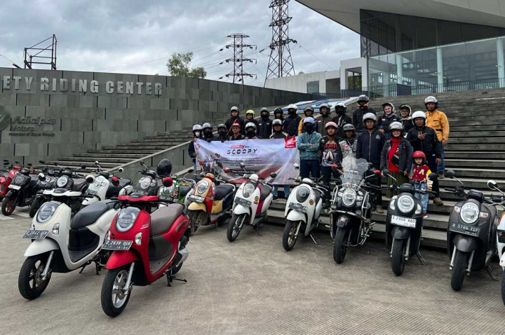 Seseruan ala Komunitas Honda Jabar di Matchy With Scoopy