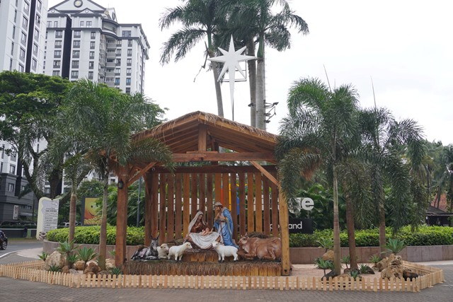 Sambut Natal, Lippoland Gunakan Bahan <i>Recycle</i> untuk Dekorasi Nativity