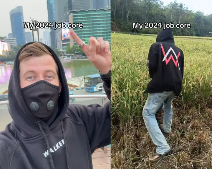 Kocak! Alan Walker Bikin Video Job Core 2024, Ada Tukang Cukur sampai <i>Ngarit</i>