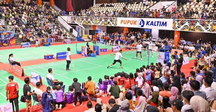 Wujudkan Generasi Atlet Bulutangkis di Pupuk Kaltim Open 2024