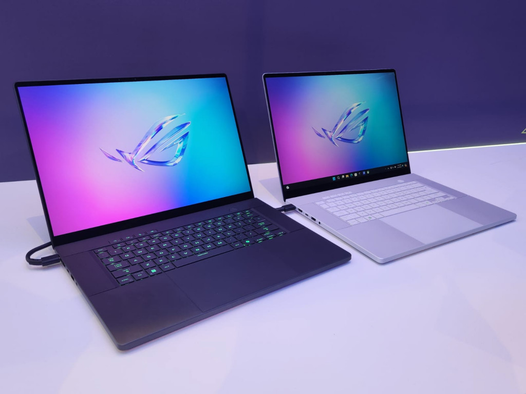 Ilustrasi laptop. 