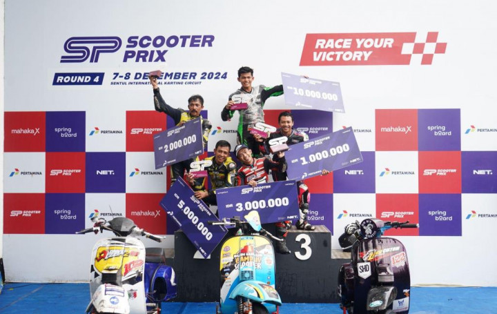 Final Scooter Prix 2024 Sukses Digelar, Banjir Dukungan dari Mancanegara