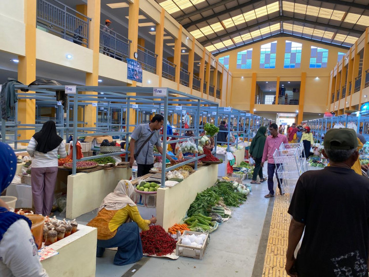 Pasca Direvitalisasi Kementerian PU, Pasar Natar Jadi Pusat Ekonomi Baru Lampung Selatan