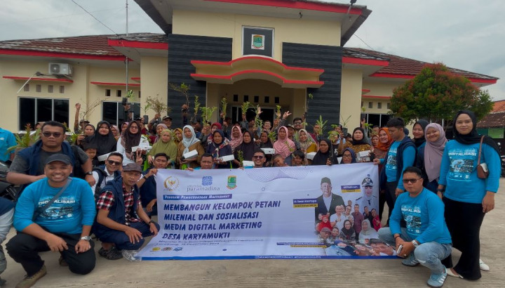 Gelar PPM, Universitas Paramadina Bekali Literasi Digital Petani Milenial di Karawang
