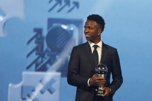 Vinicius Junior & Carlo Ancelotti Sabet Penghargaan di FIFA Award 2024