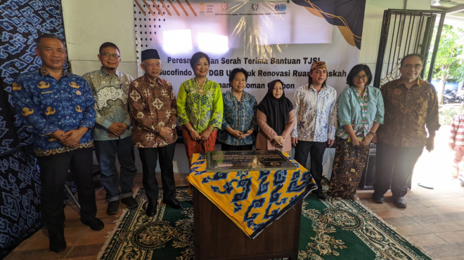 Peresmian ruang naskah kuno Kesultanan Kanoman Cirebon . Foto: UI