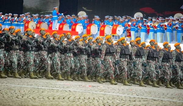 Ilustrasi parade militer. (MI/Usman Iskandar)