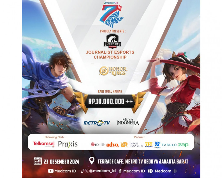 Ultah ke-7, Medcom.id Gelar Journalist Esports Championship