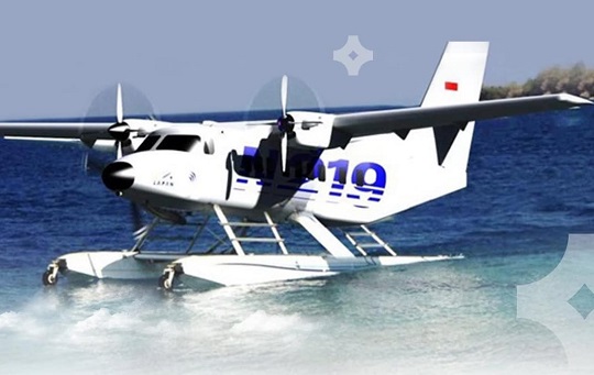 BRIN mengembangkan teknologi floater di pesawat N219A. DOK IG @brin_indonesia