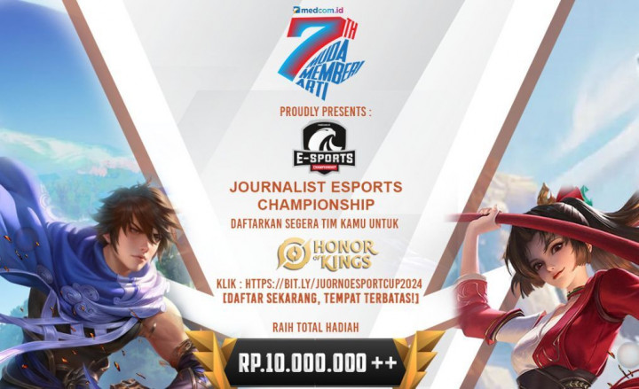 6 Tim Berebut Juara di Medcom.id Journalist Esports Championship