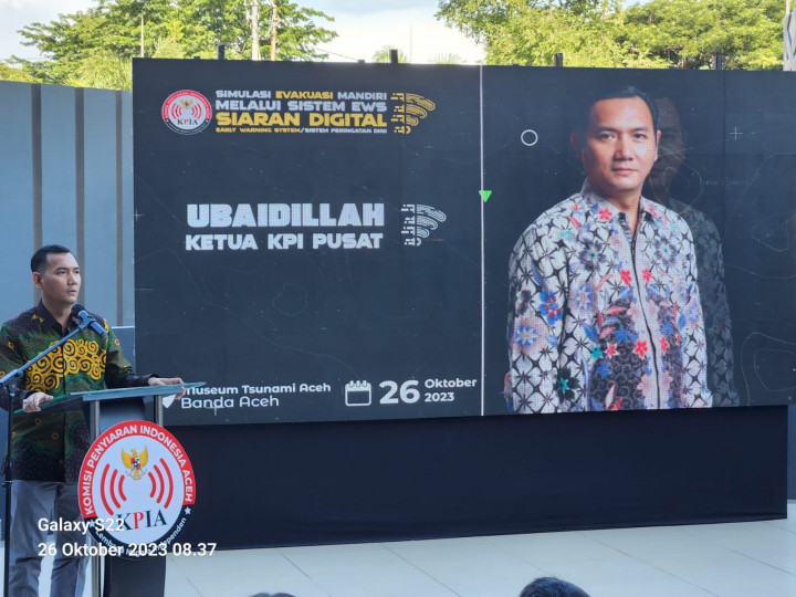 20 Tahun Tsunami Aceh, Ubaidillah Ajak Televisi dan Radio Masifkan Edukasi Kebencanaan