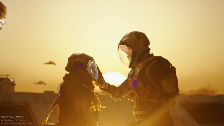 Penampakan Pertama Film Pelangi di Mars, Hadirkan Visual Memukau