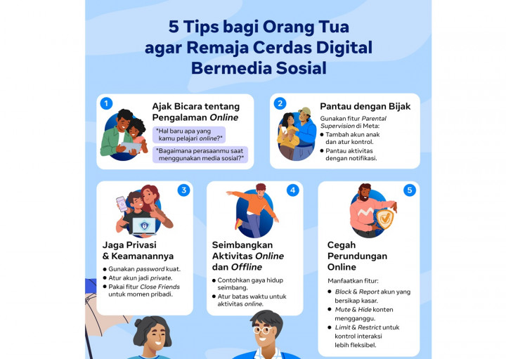 5 Tips Orang Tua Dampingi Remaja di Media Sosial