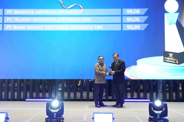 Telkom Raih Peringkat 2 Anugerah Keterbukaan Informasi Publik