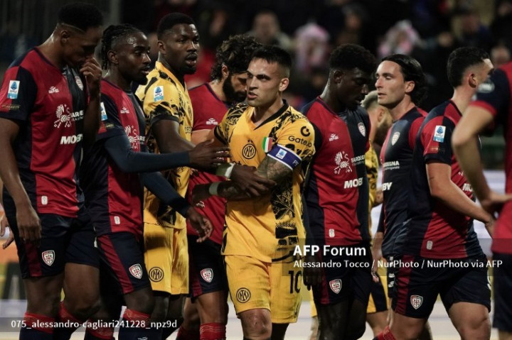 Cagliari Vs Inter: Menang di Markas Cagliari, Nerazzurri Tempel Ketat Pemuncak Klasemen