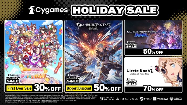 Cygames Obral Game untuk Liburan, Diskon Hingga 70%