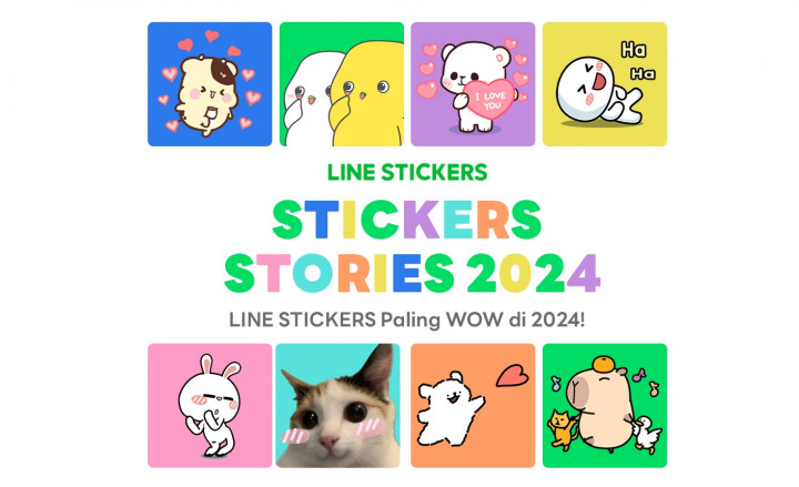 500 Juta Line Stickers Terkirim Sepanjang Tahun 2024