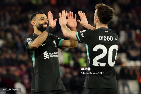 Sumbang Gol dan Dua Assist di Laga Kontra West Ham, Salah Salip Rekor Suarez