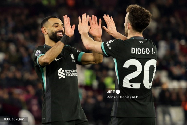Sumbang Gol dan Dua <i>Assist</i> di Laga Kontra West Ham, Salah Salip Rekor Suarez
