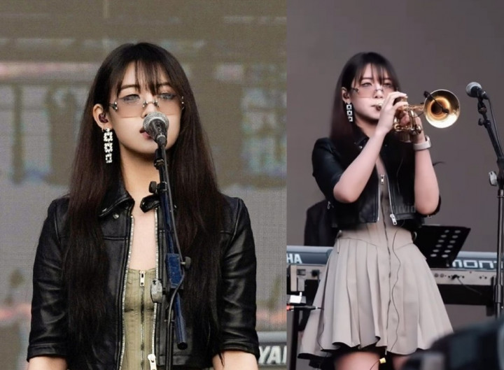 Viral di Medsos, Ternyata Ini Sosok Cantik Peniup Terompet Pemersatu Bangsa