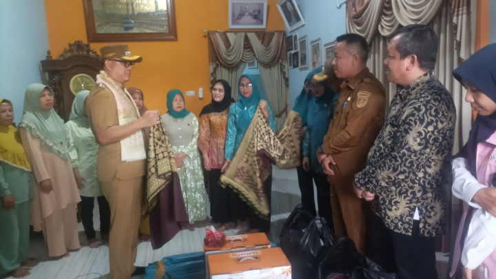 PLN Dorong Pelestarian Kain Songket dengan Peralatan dan Pelatihan di Banyuasin