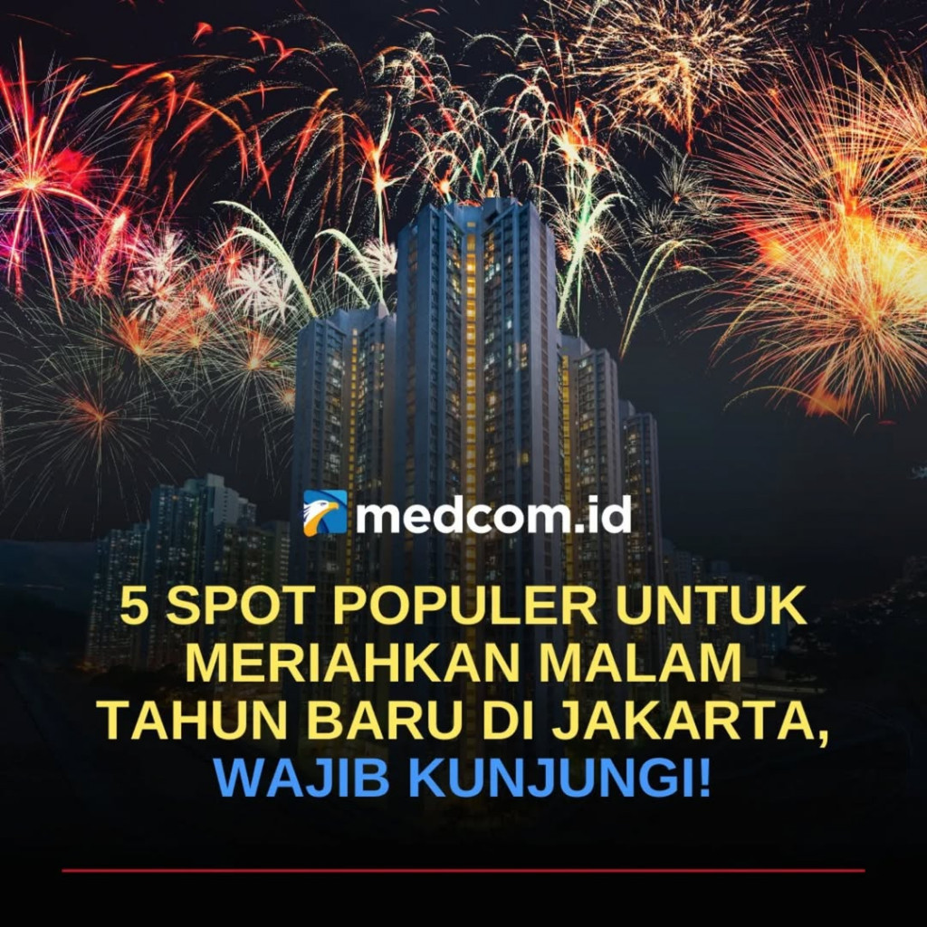 Ini 5 Spot Populer Meriahkan Malam Tahun Baru di Jakarta