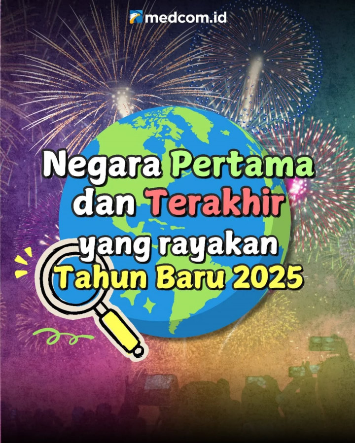 Negara Pertama dan Terakhir yang Rayakan Tahun Baru 2025