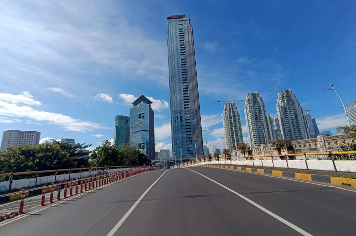 Jakarta Lengang di Hari Pertama Tahun Baru