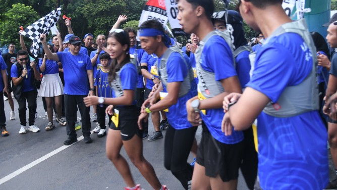 850 Peserta Ramaikan Komdigi Fun Run Anti-Judol