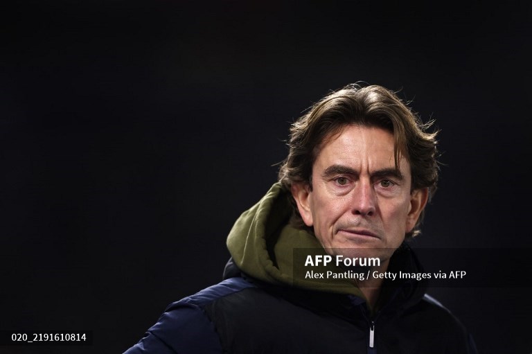 Pelatih Brentford, Thomas Frank (AFP/Alex Pantling)