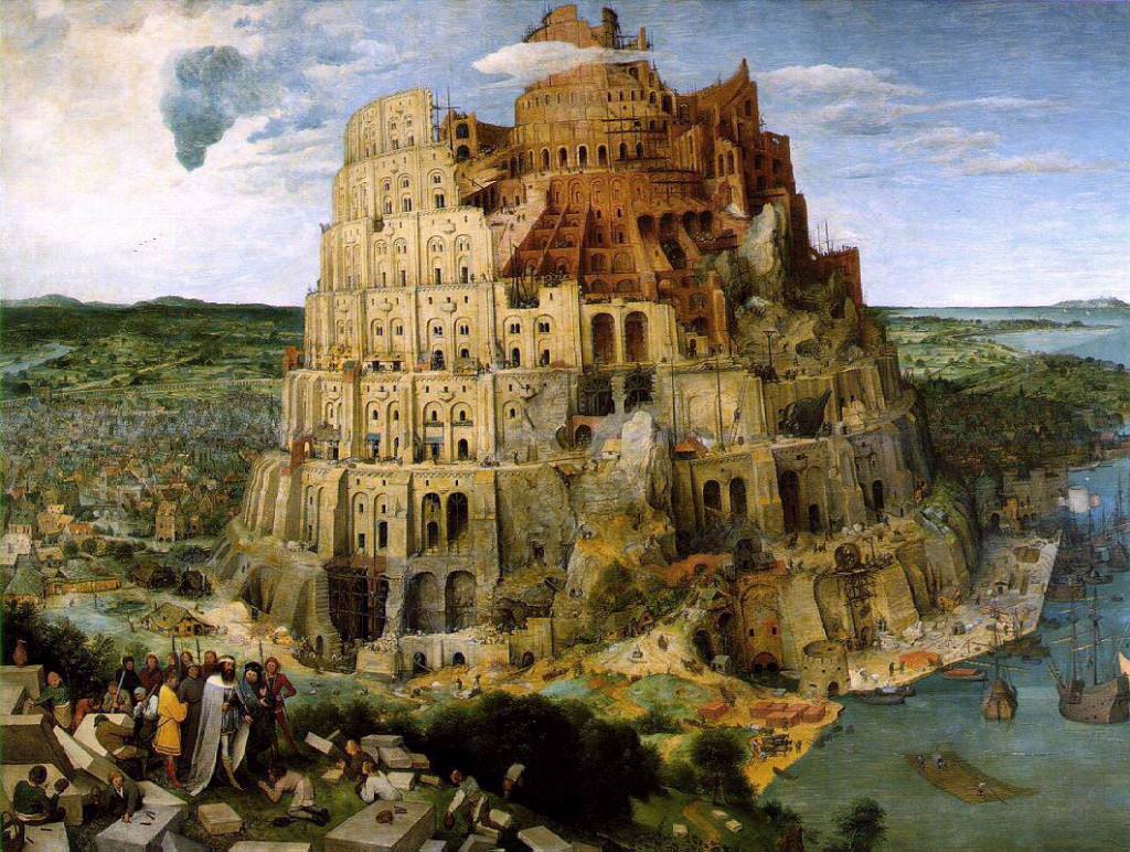 Menara Babel. (Pieter Brueghel the Elder (1563) / Kunsthistorisches Museum, Wikimedia Commons)