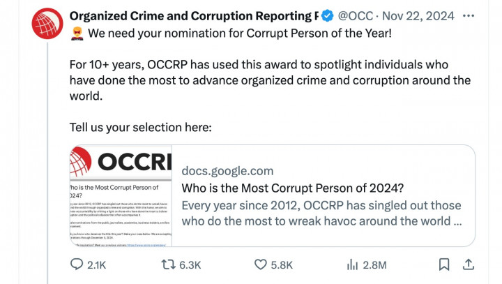 Kritik Tajam kepada OCCRP yang Pakai Google Form Bebas Sebagai Basis Data