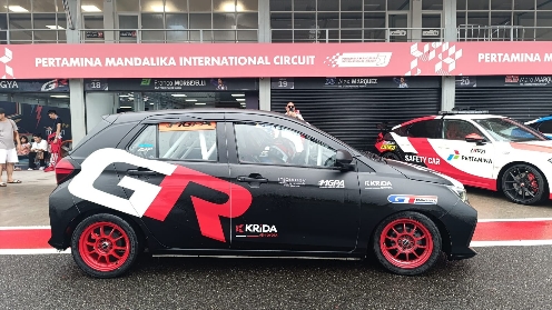 Agya Arrive & Drive di Sirkuit Mandalika. dok mgpa