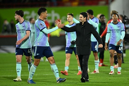 Hasil Liga Inggris: Tekuk Brentford, Arsenal Naik ke Posisi Dua