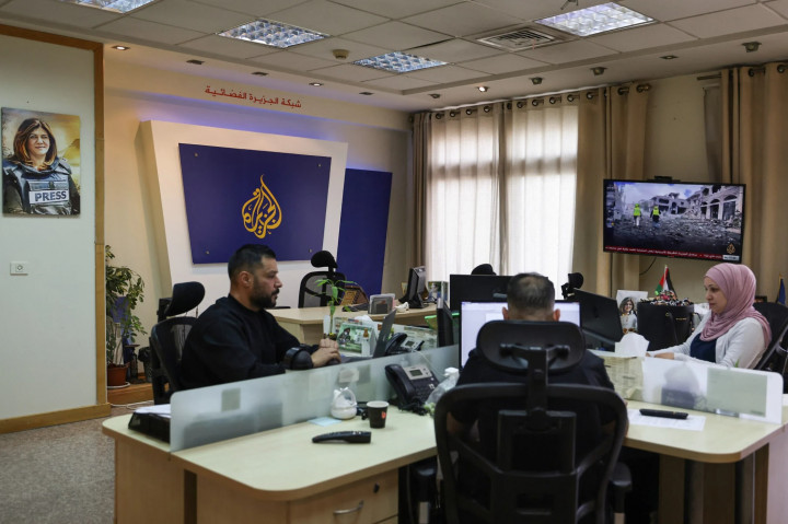 Otoritas Palestina Larang Siaran Al-Jazeera di Tepi Barat