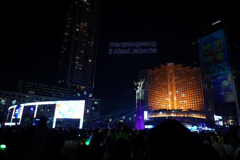 Ini merupakan bagian dari kegiatan Semarak Jakarta Mendunia yang memberikan pengalaman malam tahun baru spektakuler berskala global. Dok. Ist
