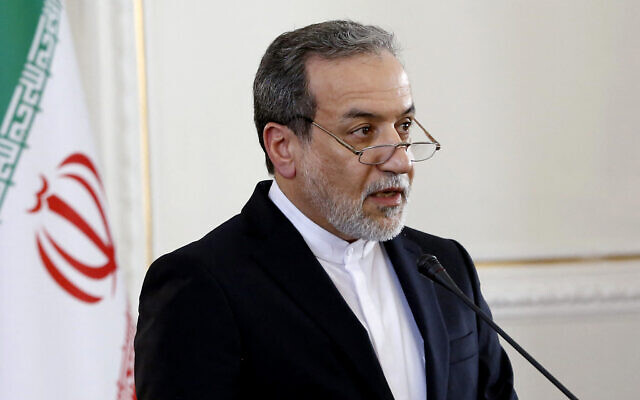 Menteri Luar Negeri Iran Abbas Aragchi. (AFP)