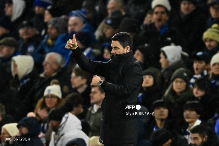 Arteta Mencak-mencak usai Arsenal Diimbangi Brighton