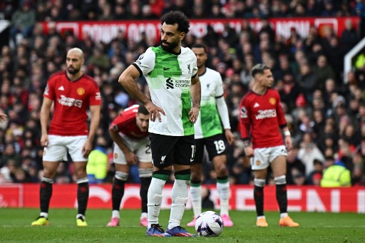 Suasana laga Manchester United vs Liverpool. (Paul ELLIS / AFP)