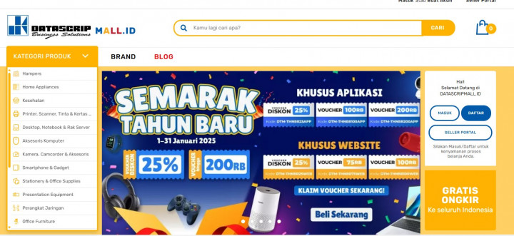 Datascripmall Sambut 2025 Pakai Promo Tahun Baru