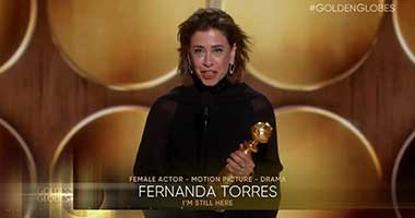 Cetak Sejarah! Fernanda Torres jadi Aktris Brasil Pertama yang Menang Golden Globes