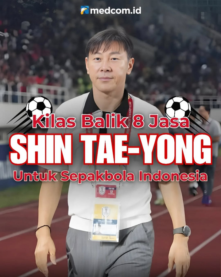 Kilas Balik 8 Jasa Shin Tae-yong untuk Sepakbola Indonesia