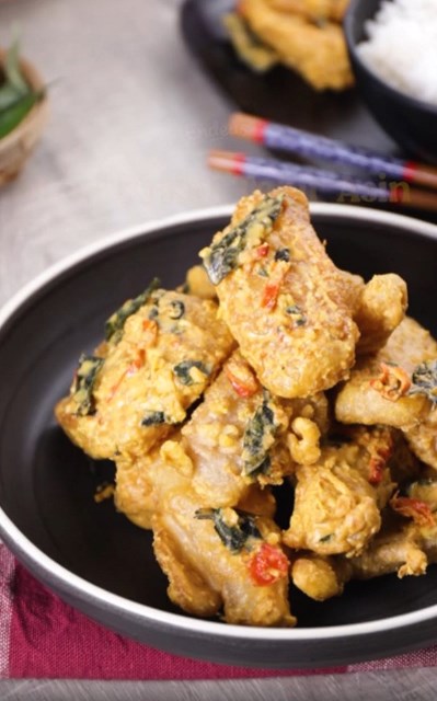 Ikan Dori Krispi Berbalut Telur Asin