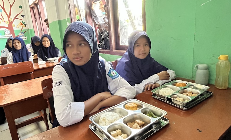 Meski tanpa susu, menu yang ada di makan bergizi gratis sudah penuhi asupan gizi anak. Dok. Yona/Medcom.id