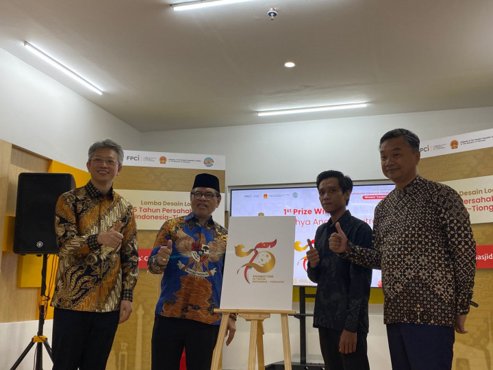 Ada Garuda dan Panda, Ini Dia Logo 75 Tahun Indonesia-Tiongkok