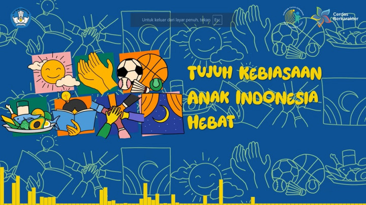 <i>Yuk</i> Belajar Lagu 7 Kebiasaan Anak Indonesia Hebat Lengkap dengan Liriknya
