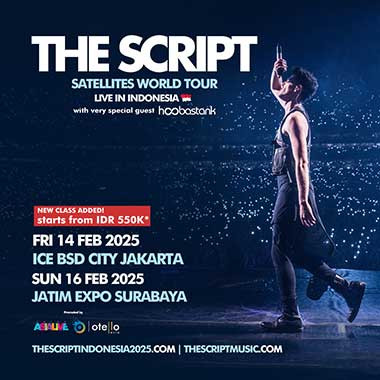 Promotor Umumkan Kategori Tiket Baru untuk Konser The Script di Surabaya dan Jakarta