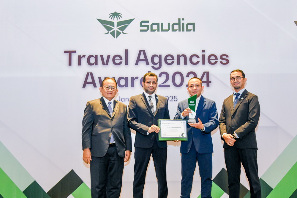 Agen Wisata Indonesia Raih Penghargaan Tertinggi dari Saudia Airlines (Foto: instagram)